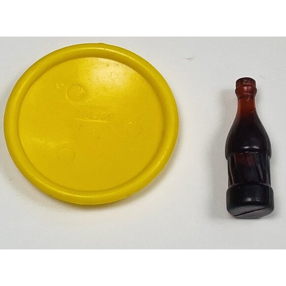 VTG 1989 MATTEL Barbie Wet 'N Wild Pool Set REPLACEMENT SODA & FRISBEE EUC - Picture 2 of 2